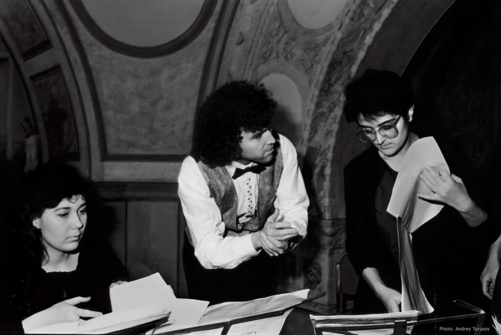 Sebastian Korman: The concert in Moscow in 1991. Photo by Andrey Turusov.